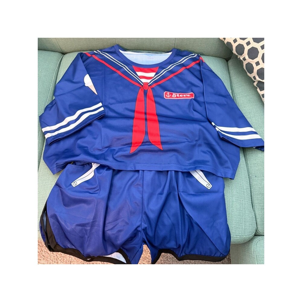 Netflix Stranger Things Steve Scoops Ahoy Sailor Costume L